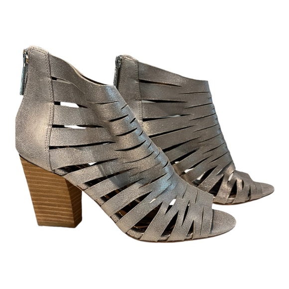 Donald J. Pliner Silver Ankle Booties - Picture 1 of 5